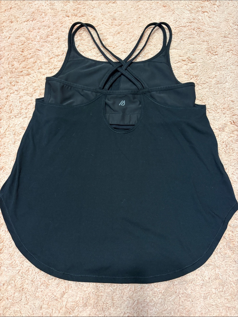 Eddie Bauer Motion Resolution Double Up Tank Black size Medium